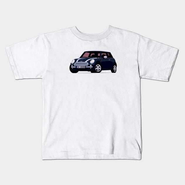 Mini Cooper Kids T-Shirt by TheArchitectsGarage